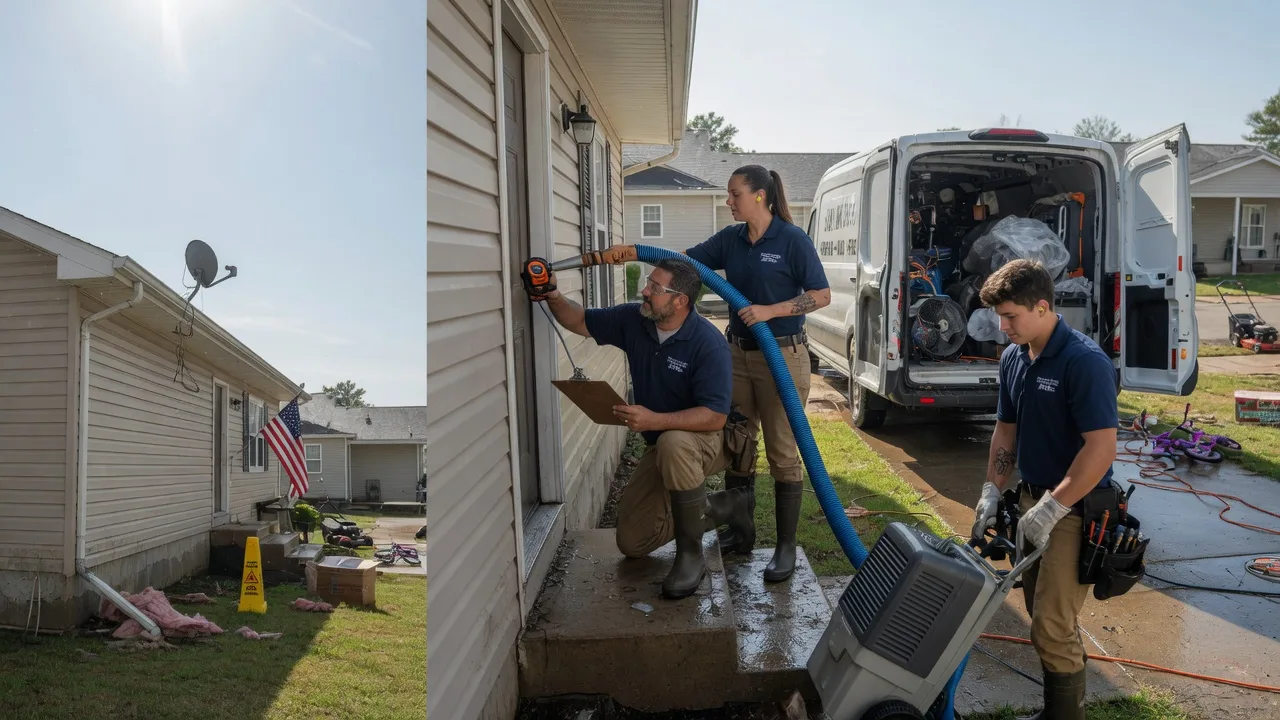 Ceiling Water Damage Restoration in Rosewood, OH near me